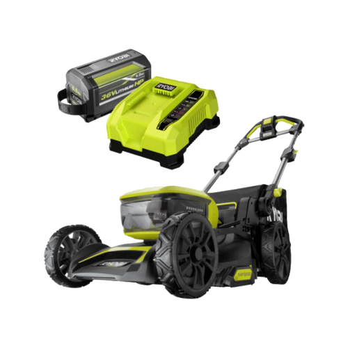 Ryobi 36V HP 46cm 6.0Ah Brushless Cordless Lawn Mower Kit