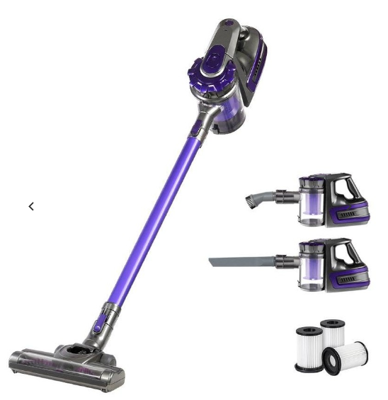 Devanti Stick Vacuum Cleaner Cordless HEPA Filter Purple