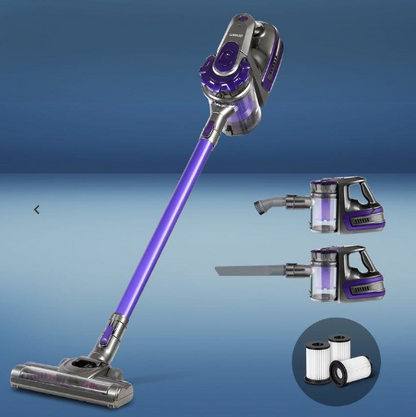Devanti Stick Vacuum Cleaner Cordless HEPA Filter Purple